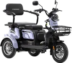 "TR1 PRO" від Crosser Електротрицикл 1500W • 72V • 24Ah • Ø 3.00-8 • 40 км/год • 50 км/з·пробігу, графен