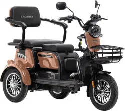 "TR1 PRO" від Crosser Електротрицикл 1500W • 72V • 24Ah • Ø 3.00-8 • 40 км/год • 50 км/з·пробігу, графен