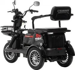 "TR1 PRO" від Crosser Електротрицикл 1500W • 72V • 24Ah • Ø 3.00-8 • 40 км/год • 50 км/з·пробігу, графен