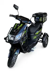 Електроскутер Триколісний Трицикл Cruzzer Saige (2×2500W, 72V 52Ah) купити в Україні
