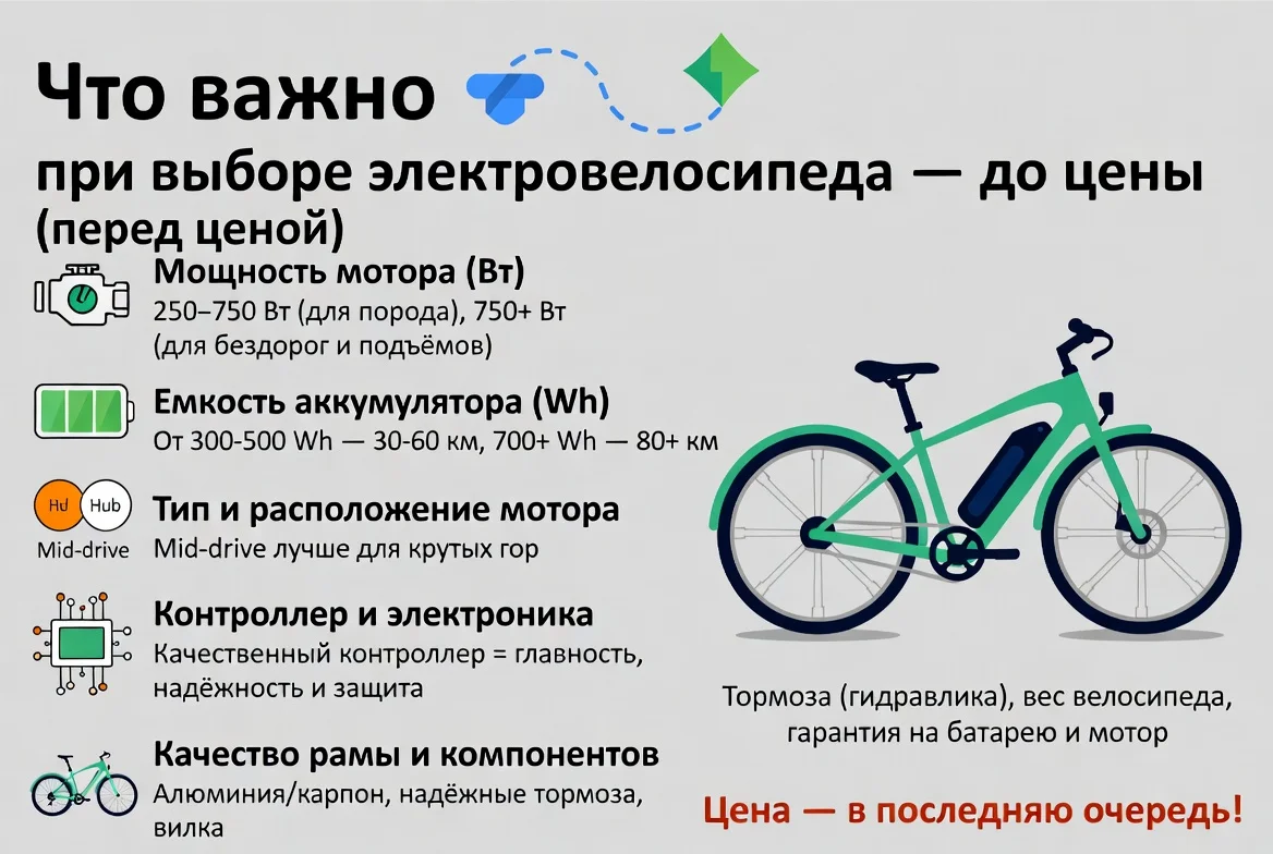 Як вибрати електровелосипед за характеристиками, а не за ціною — повне керівництво