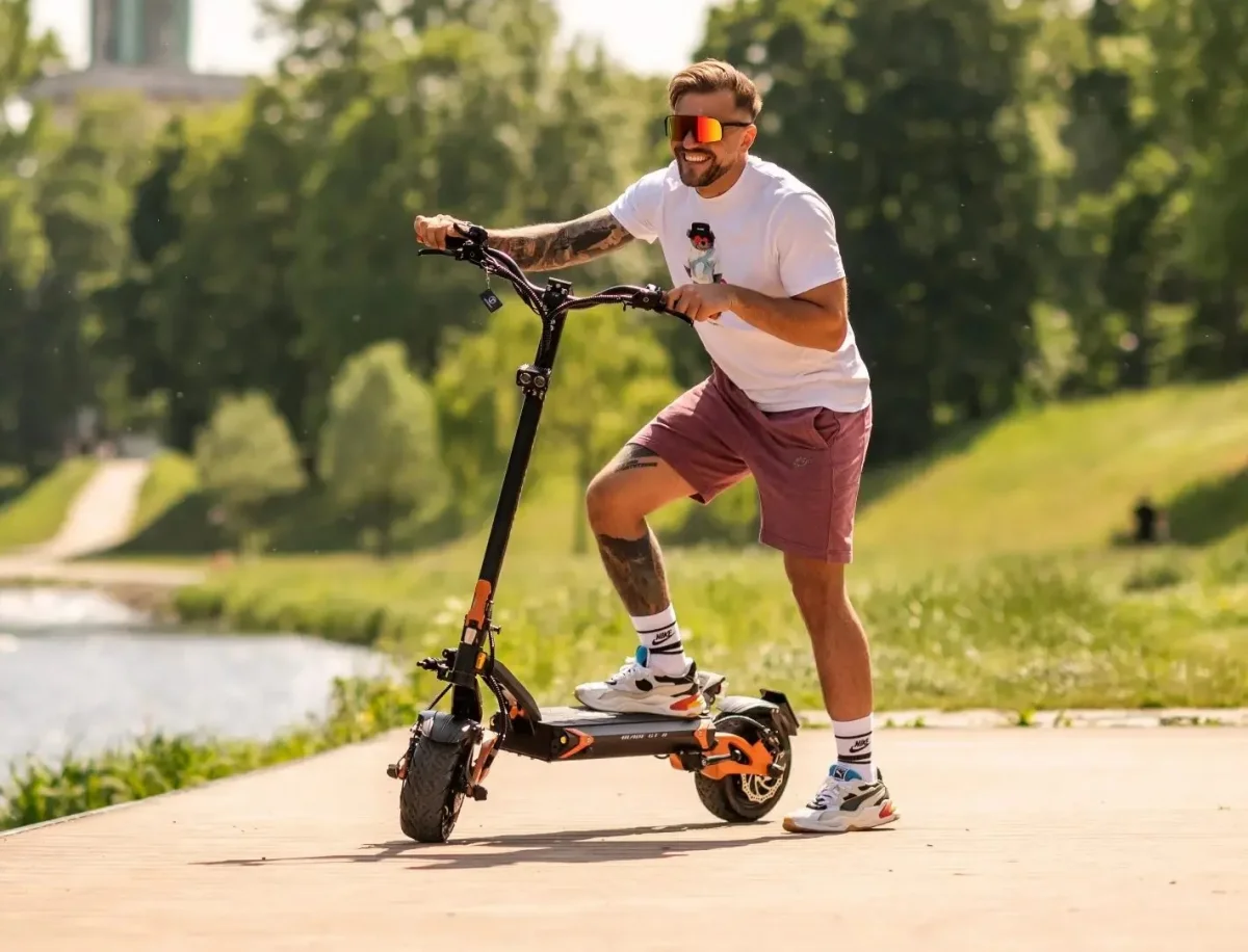 Teverun Blade GT II - Тест-драйв электросамоката сразу после покупки, райд-аут (обзор с видео)