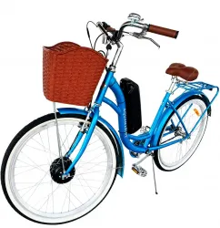 Жіночий електровелосипед Dorozhnik Aquamarine (Дорожнік Аквамарин) 500W • 36V • 18Ah • Ø-26″ (колір на вибір)