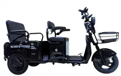 Електротрицикл "Corso Sig L" 1200W • LiFePO4 72V 24AH • трансформер вантажопасажирський