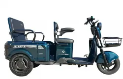 Електротрицикл "Corso Sig L" 1200W • LiFePO4 72V 24AH • трансформер вантажопасажирський
