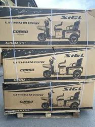Електротрицикл "Corso Sig L" 1200W • LiFePO4 72V 24AH • трансформер вантажопасажирський