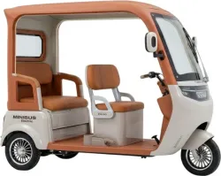 Електротрицикл Corso Minibus (1500W • 72V/36Ah • Графен • 10″ • до 40 км/год • до 60 км)