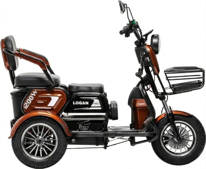Відгук про Corso Logan - електроскутер триколісний - 1200W 72v / 23AH Коричневий