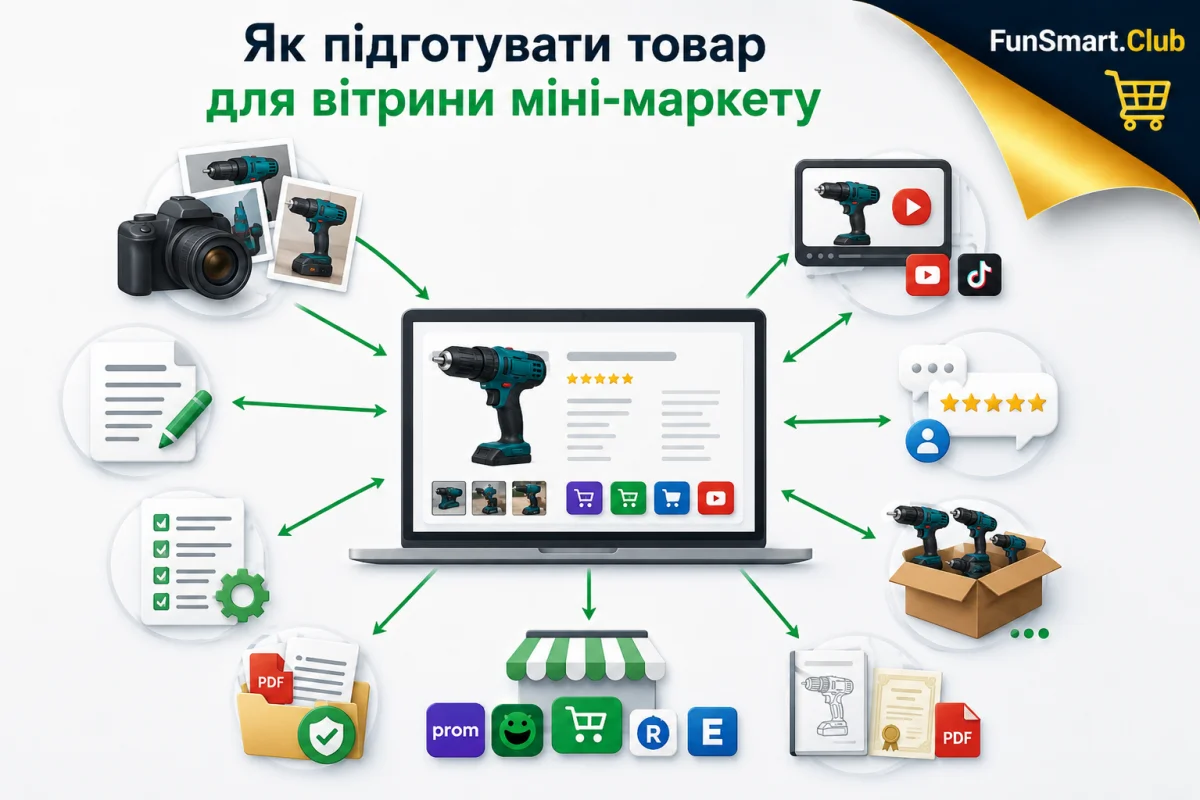 Рекомендації з підготовки товарів для розміщення на FunSmart.Club