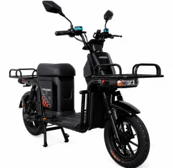 Crosser Super Max 1200W • LiFePO4 60V 30Ah • Ø-12/16” - Вантажний електровелосипед (велоскутер)