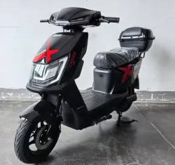 Міський двомісний Електроскутер Corso “FlashX” (Корсо Флеш) 1200W • 72V • 23Ah • Ø-10, швидкість 55 км/год, 77 км запас ходу, купити в Україні