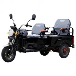 Corso "Hardy" 1200W • 60V • 38Ah  — вантажо-пасажирський електричний трицикл, до 500 кг, АКБ графен, Ø-300-12, 38 км/год, 60 км, обмежена партія