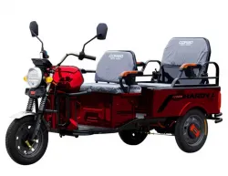 Corso "Hardy" 1200W • 60V • 38Ah  — вантажо-пасажирський електричний трицикл, до 500 кг, АКБ графен, Ø-300-12, 38 км/год, 60 км, обмежена партія