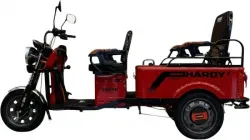 Corso "Hardy" 1200W • 60V • 38Ah  — вантажо-пасажирський електричний трицикл, до 500 кг, АКБ графен, Ø-300-12, 38 км/год, 60 км, обмежена партія
