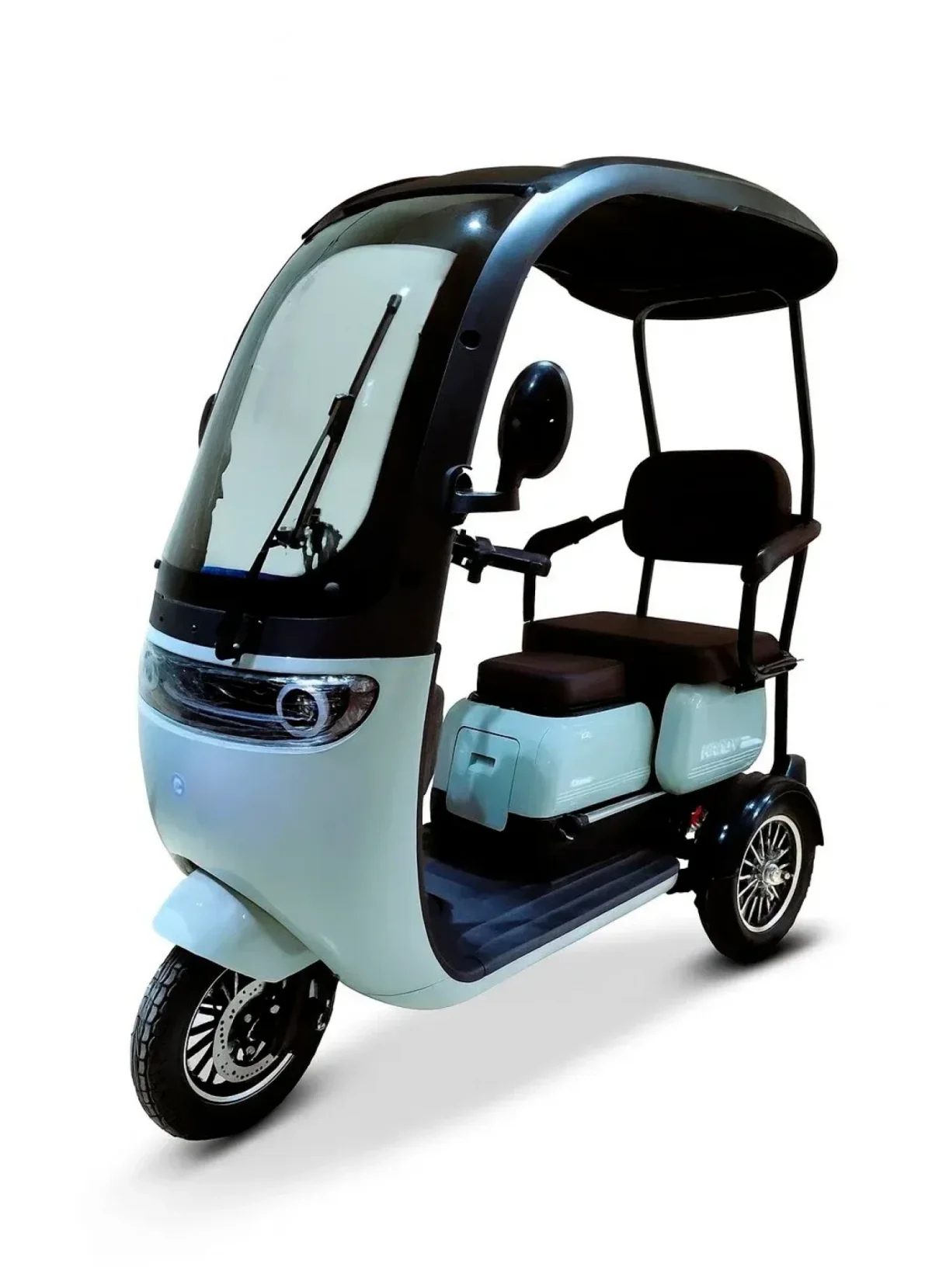 Електроскутер трицикл Corso "Handy" 800W, 72V/20Ah, 35 км/год, запас ходу 45 км з дахом і чохлом від дощу