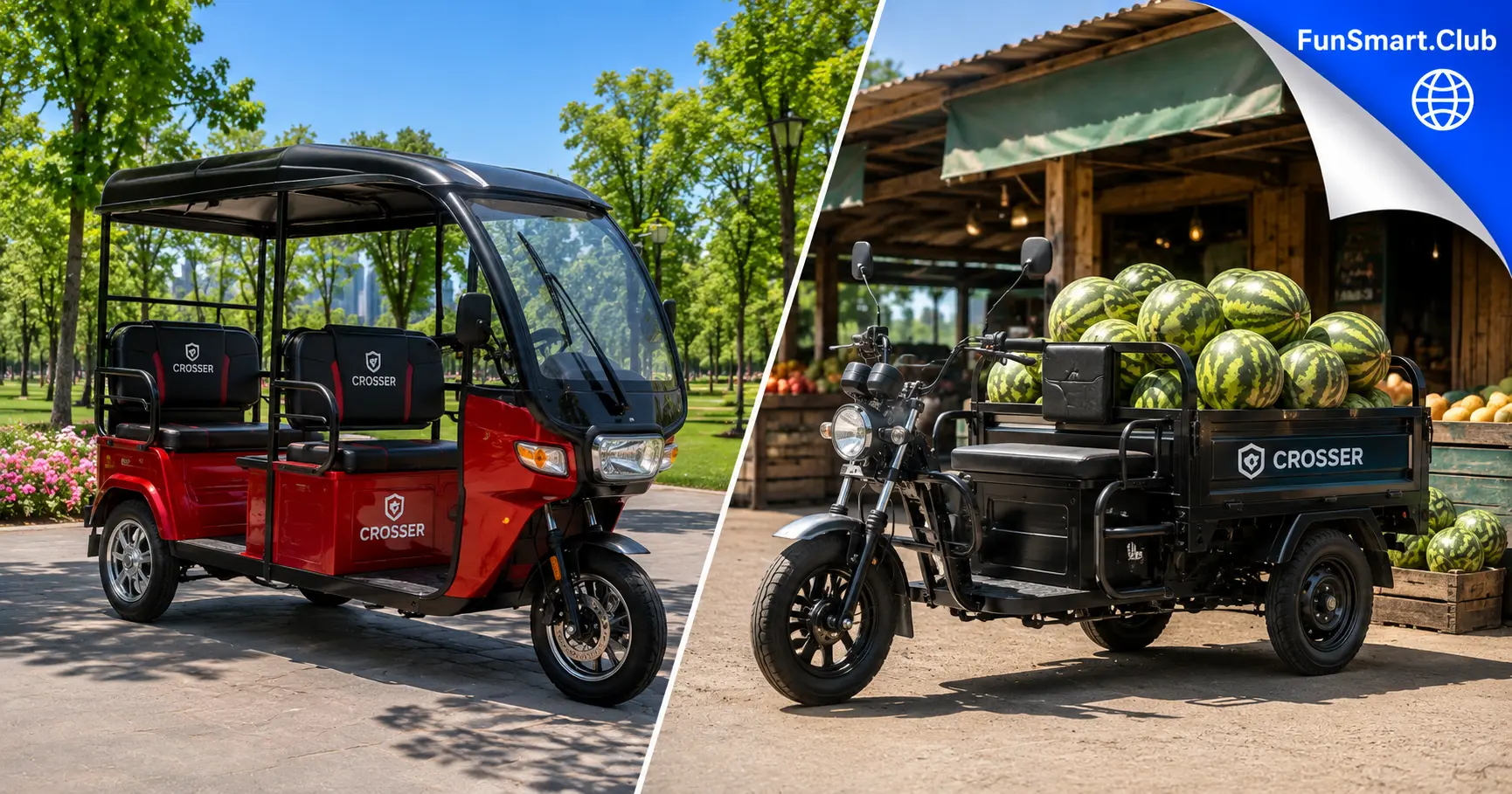 Линейка электротрициклов Crosser 2026